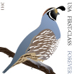 Stamp series featuring birds