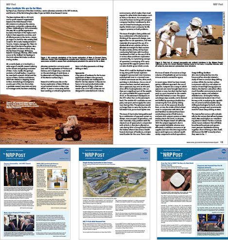 NRP Post newsletter layouts